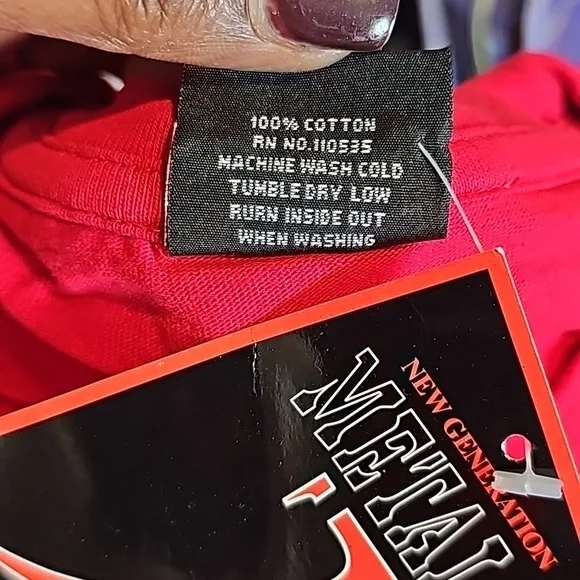 New Generation Metal T, short sleeve T-shirt. Men's Big & Tall Size 5XL ✨️NWT ✨️ - Picture 4 of 6